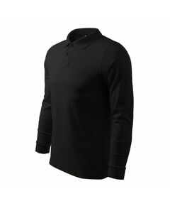 Malfini Single J. LS M MLI-21101 polo shirt black, Пол: Men, Размер: 2XL