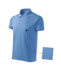 Malfini Cotton M MLI-21215 blue polo shirt, Пол: Men, Размер: 3XL