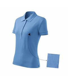 Malfini Cotton polo shirt W MLI-21315 sky blue, Пол: Women, Размер: 2XL