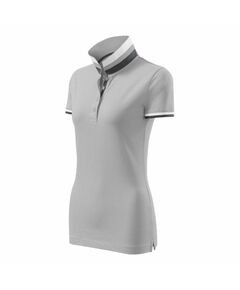 Malfini Collar Up W MLI-257A4 silver gray polo shirt, Пол: Women, Размер: 2XL