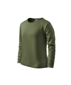 Malfini Fit-T LS Jr T-shirt MLI-12109 khaki, Пол: Kids, Размер: 134 cm/8 lat