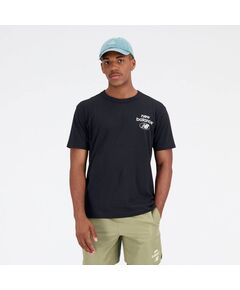 New Balance Essentials Reimagined Cott BK M T-shirt MT31518BK, Пол: Men, Размер: m