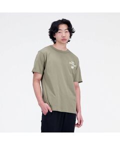 New Balance Essentials Reimagined Cott CGN M T-shirt MT31518CGN, Пол: Men, Размер: m