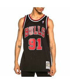 Mitchell & Ness Chicago Bulls NBA Swingman Alternate Jersey Bulls 97 Dennis Rodman SMJYGS18152-CBUBLCK97DRD, Пол: Men, Размер: xxl