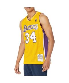 Mitchell & Ness Los Angeles Lakers NBA Swingman Home Jersey Lakers 99 Shaquille O`Neal SMJYGS18179-LALLTGD99SON, Пол: Men, Размер: m