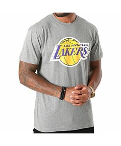 Mitchell & Ness NBA Los Angeles Lakers Team Logo Tee M BMTRINTL1268-LALGYML, Пол: Men, Размер: l