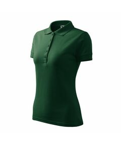 Malfini Pique Polo W MLI-210D3 dark green polo shirt, Пол: Women, Размер: 2XL