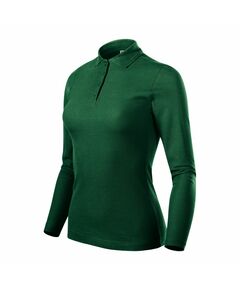 Malfini Pique Polo LS W polo shirt MLI-231D3 dark green, Пол: Women, Размер: 2XL