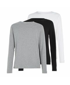 Tommy Hilfiger Longsleeve Slim 3Pack M T-shirt UM0UM03022 gray, white, black, Пол: Men, Размер: xl