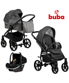 Buba KARINA Light 3в1 бебешка количка 202 dark grey