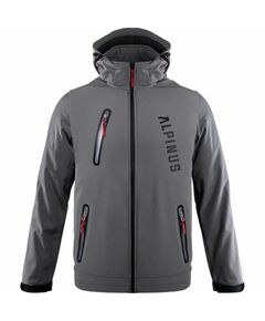 Alpinus Denali softshell jacket gray M BR43386