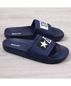 Beach slippers Big Star M DD174701 navy blue