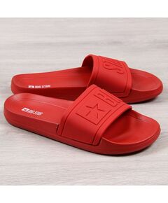 Rubber beach slippers Big Star M DD174689 red, Пол: Men, Размер: 42