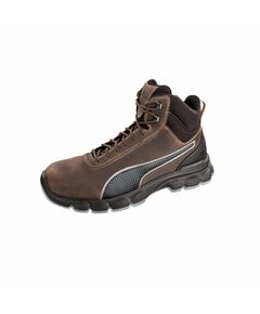 Puma Cordur Brown Mid M MLI-S14B9 shoes, dark brown