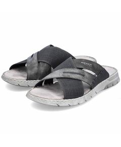 Comfortable Rieker M RKR581 gray flip-flops, Пол: Men, Размер: 41