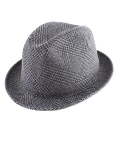 Мъжка зимна шапка Fedora HatYou CP0921, Сив пепит