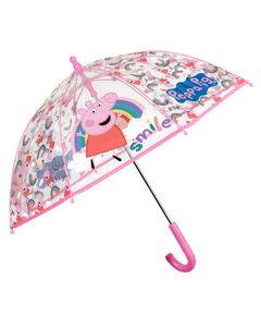 Детски прозрачен чадър Perletti Kids Peppa Pig 75107