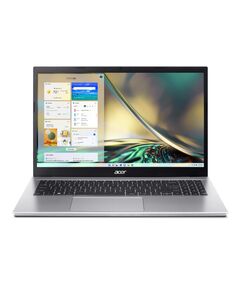 Лаптоп, Acer Aspire 3, A315-59-39M9, Core i3 1215U, (up to 4.40Ghz, 10MB), 15.6" FHD (1920x1080) IPS SlimBezel AG, 1*16GB DDR4, 512GB SSD PCIe, Intel UMA Graphics,Cam&Mic, 802.11ac + BT, No OS, Silver