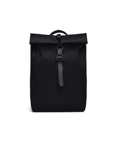 Rains Rolltop Rusksack Mesh Mini Black W3 13350 01 backpack