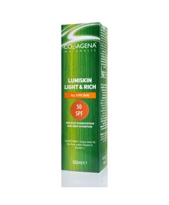 Депигментиращ крем флуид SPF50 Lumiskin Light&Rich, COLLAGENA Naturalis 50мл