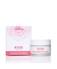 Подхранващ дневен крем с розово масло и колагенови пептиди, COLLAGENA Rose Essential 50мл