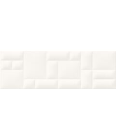 Стенна плочка 29x89см Cersanit pillow game white structure G1