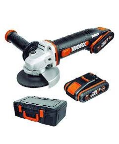 Ъглошлайф акумулаторен Worx WX800 2 х Li-ion 20V/2Ah