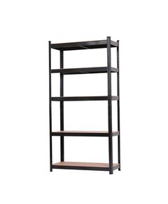 Стелаж Метален Standard Black DIY 5x175кг 180 х 90 х 40 см