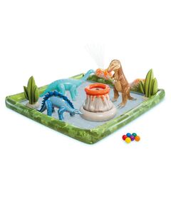 Надуваем център за игра Intex Jurassic Adventure 201см х 201см х 36см, 56132NP