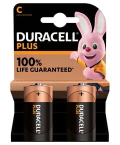 Батерии Duracell Plus MN1400 C 2бр. блистер