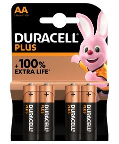 Батерии Duracell Plus MN1500 AA 4бр. блистер