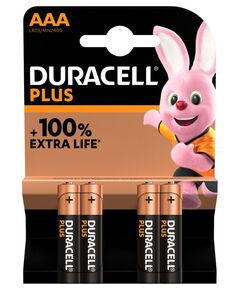 Батерии Duracell Plus MN2400 AAA 4бр. блистер