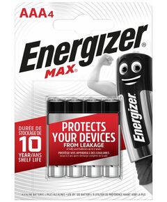 Батерии Energizer Max LR03 AАA 4бр. блистер