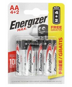 Батерии Energizer Max LR6 AA 4+2бр. блистер