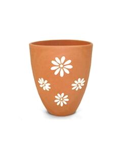 Саксия с подложка My Garden Terracotta/Pure White 39 x 50 см