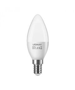 LED Крушка 5W C37 230V/50HZ /Е14/80Lm/W 4000K RA80 IP20 CE/EMC