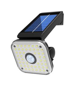 LED Соларен прожектор Ledmax 15W с датчик за движение, квадрат