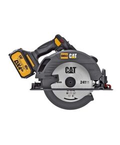 Акумулаторен ръчен циркуляр CAT DX53B, 18V, 185mm