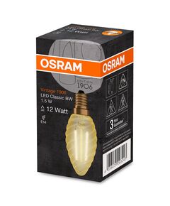 LED крушка OSRAM VINTAGE CBW12 1,5W, 120lm, 2400K, E14