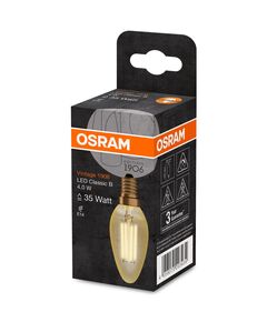 LED крушка OSRAM VINTAGE CB35 4W, 410lm, 2400K, E14