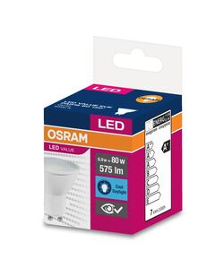 LED крушка OSRAM PAR16 6,9W, 120°, 575lm, 230V, 6500K, GU10