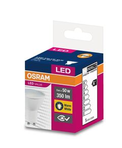 LED крушка OSRAM PAR16 4,5W, 120°, 350lm, 230V, 2700K, GU10