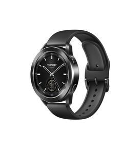 Xiaomi Watch S3 3,63 см (1.43") AMOLED 47 мм Цифров 466 x 466 пиксела Тъчскрийн Сребърен GPS (сателитен) Black, Цвят: Black