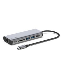 Belkin AVC008BTSGY докинг станция USB 3.2 Gen 1 (3.1 Gen 1) Type-C Черен, Сив