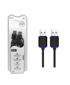 Кабел USB 2.0 - мъжки/мъжки - 3м - 097282