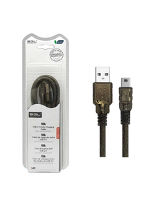 Кабел за прехвърляне на данни - Data - 3S01 - USB -A мъжки/USB мини мъжки- 3м - 097589