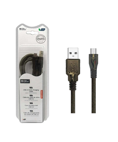 Кабел за зареждане и данни - 13S01 - USB A мъжки/Микро USB - 1.5м - 097756