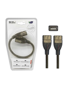 Адаптер за преходник - USB -A женски/женски - 8s -01 - 20см - 098098