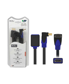 HDMI кабел ъглов - мъжки/женски - 1592FC - 3м - 095257