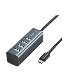 Адаптер USB 2.0 хъб с 4 порта - Тип-C - CL -122T - AWEI - 888070